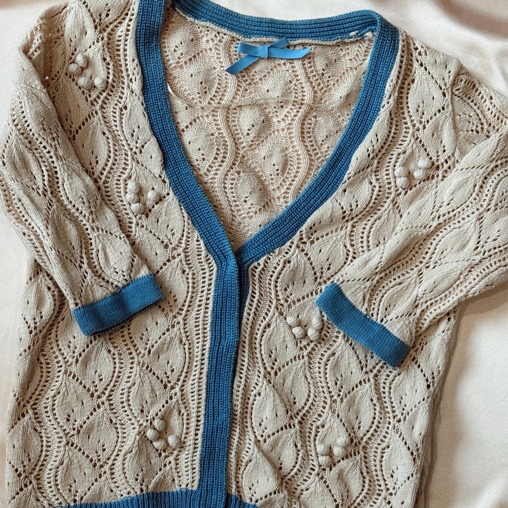 Kids Crochet Knit Cardigan | Cottage Core | Boho